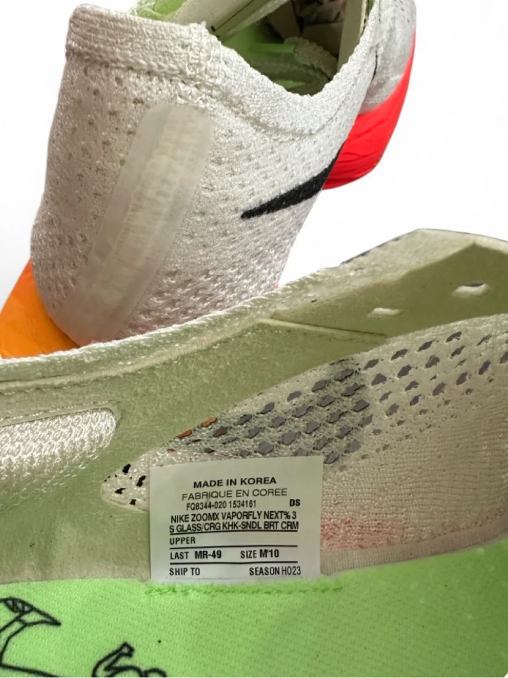 Nike ZoomX Vaporfly Next% 3 ‘No Finish Line’ Running Shoes Size US Men’s 10